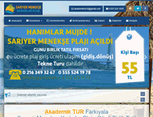 Tablet Screenshot of meneksekadinlarplaji.com